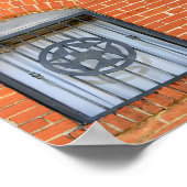 テキサス州星窓5 x 7インチ ポスター (角)