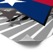 テキサス州星 ポスター (角)