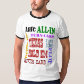 テキサス州最終的なHoldemのワイシャツ Tシャツ (正面)