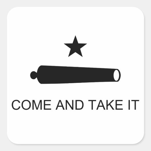 テキサス州来に乗れ スクエアシール (正面)