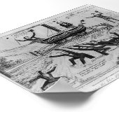 テキサス州来ズイン、1844年 ポスター (角)