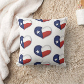 テキサス州枕のハートの深い クッション (ブランケット)