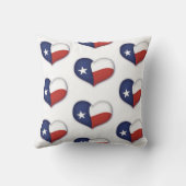テキサス州枕のハートの深い クッション (裏面)