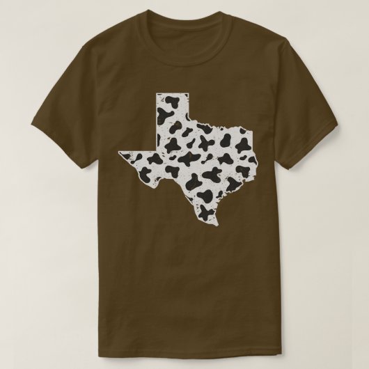 テキサス州概要牛農家 Tシャツ (デザイン正面)