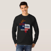 テキサス州民主党総裁へ1 Tシャツ (正面フル)