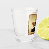 テキサス州油ウェルポンプジャック ショットグラス (左)