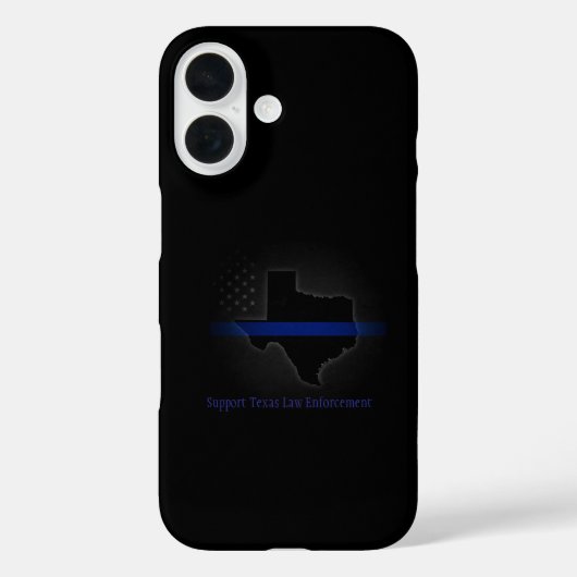 テキサス州法執行を支援する Case-Mate iPhoneケース (裏面)