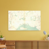 テキサス州海岸 キャンバスプリント (インサイチュ (リビング))