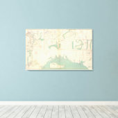 テキサス州海岸 キャンバスプリント (インサイチュ (ウッドフロア))