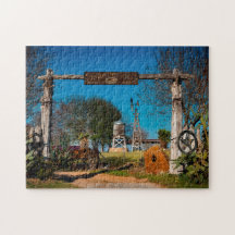 テキサス州牧場の風景。