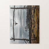 テキサス州牧場の風景。ジグソーパズル ジグソーパズル (縦)