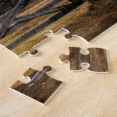 テキサス州牧場シーン。クリスマスの挨拶 ジグソーパズル (側面)