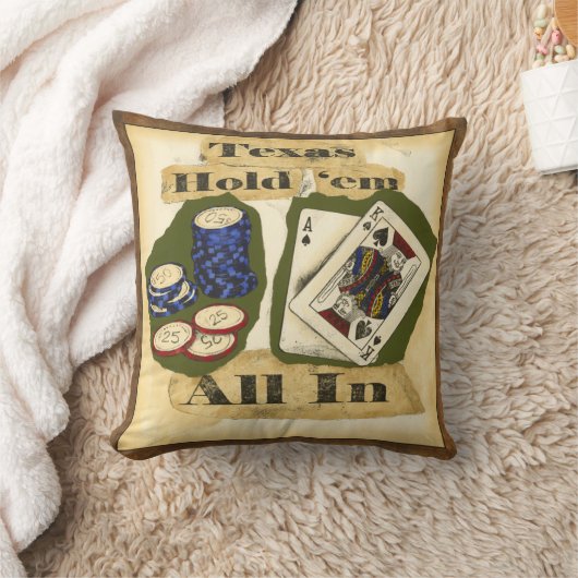 テキサス州王とエースと手を握れ クッション (ブランケット)