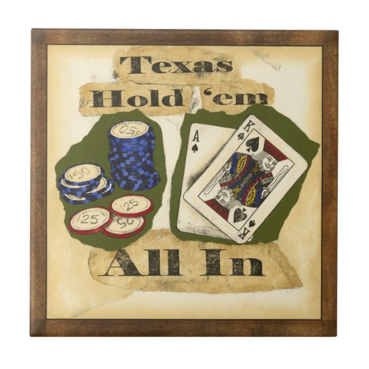 テキサス州王とエースと手を握れ タイル (正面)