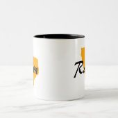 テキサス州生まれ,カリフォルニア育ち ツートーンマグカップ (中央)