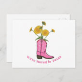 テキサス州発表に移動 シーズンポストカード (正面/裏面)