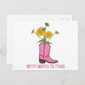 テキサス州発表 シーズンポストカード (正面/裏面)