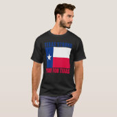 テキサス州祈強テキサス州国旗 Tシャツ (正面フル)