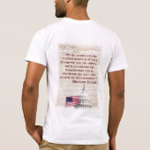 テキサス州税日のお茶会の抗議のTシャツ Tシャツ (裏面)