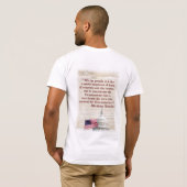テキサス州税日のお茶会の抗議のTシャツ Tシャツ (裏面フル)