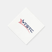 テキサス州立工科大学 ロゴ スタンダードカクテルナプキン (角)