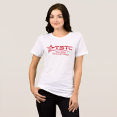 テキサス州立工科大学 ロゴ トライブレンドTシャツ (正面全面)
