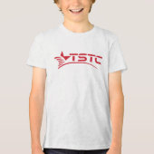 テキサス州立技術大学のロゴ トライブレンドTシャツ (正面)