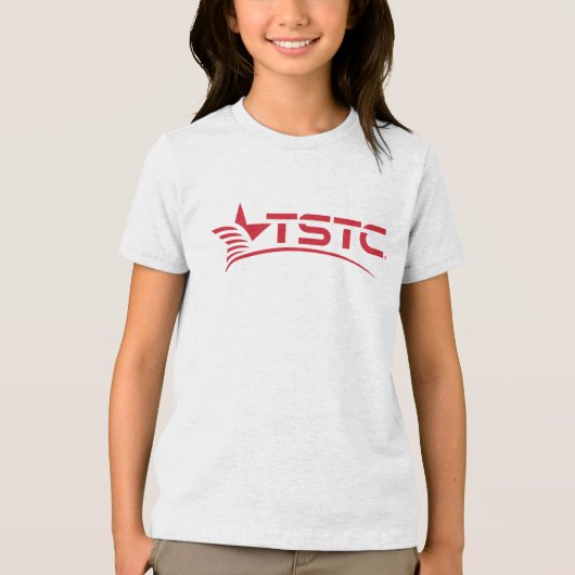 テキサス州立技術大学のロゴ トライブレンドTシャツ (正面)