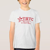 テキサス州立技術大学のロゴ トライブレンドTシャツ (正面)