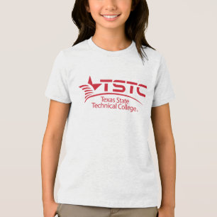 テキサス州立技術大学のロゴ トライブレンドTシャツ