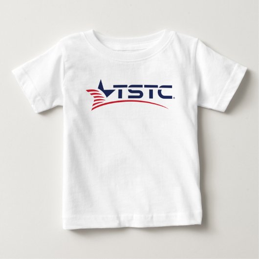 テキサス州立技術大学のロゴ ベビーTシャツ (正面)
