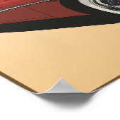 テキサス州米国航路80号線 – ディキシーの陸地 ポスター (角)