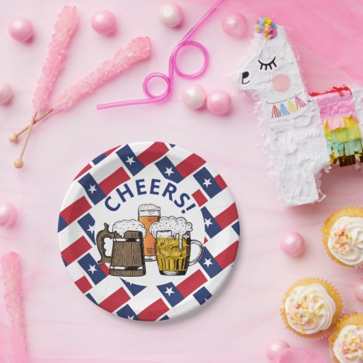 テキサス州素晴らしテキサンビール ペーパープレート (パーティー)