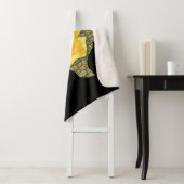 テキサス州素晴らし模様花の黄色いバラ シェルパブランケット (インサイチュ)