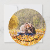 テキサス州素朴クリスマスツリー カード (裏面)