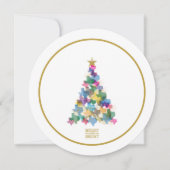 テキサス州素朴クリスマスツリー カード (正面)