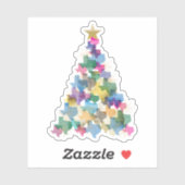 テキサス州素朴クリスマスツリー シール (シート)