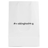 テキサス州結婚の町のゲストのための歓迎バッグ ミディアムペーパーバッグ (裏面)