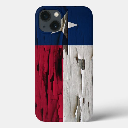 テキサス州絵を描ピールルック国旗 Case-Mate iPhoneケース (裏面)