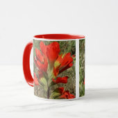 テキサス州絵を描ブラシ マグカップ (正面左)