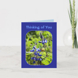 テキサス州考えるブルーボネット カード