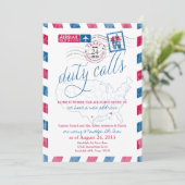 テキサス州航空便軍隊の移動告知 招待状 (スタンド正面)