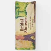 テキサス州花嫁インブーツブライダルシャワーバナー 横断幕 (縦)