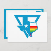 テキサス州虹の三角形 ポストカード (正面/裏面)