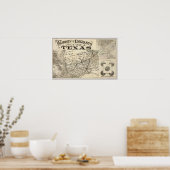 テキサス州行 ポスター (キッチン)