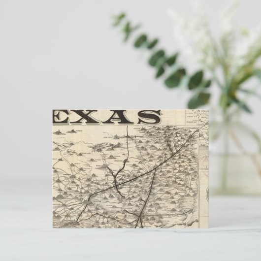 テキサス州行 ポストカード (スタンド正面)