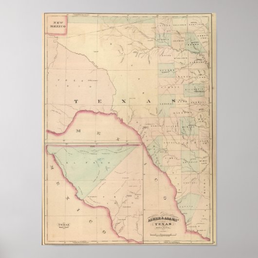 テキサス州西部 ポスター (正面)