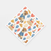 テキサス州誕生日をテーマにした猫好き スタンダードランチョンナプキン (角)