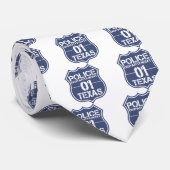 テキサス州警察署シールド01 ネクタイ (ロール)