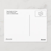 テキサス州議事堂（木あり） ポストカード (裏面)